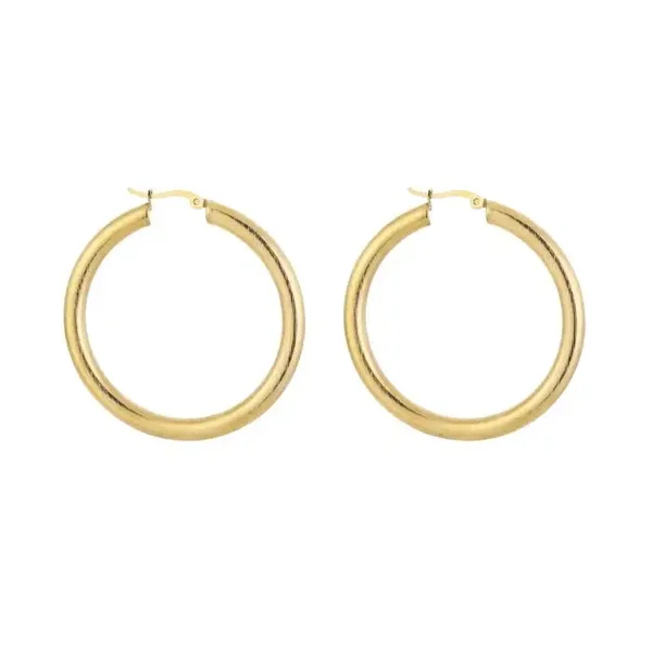 Oorbellen hoops - goud