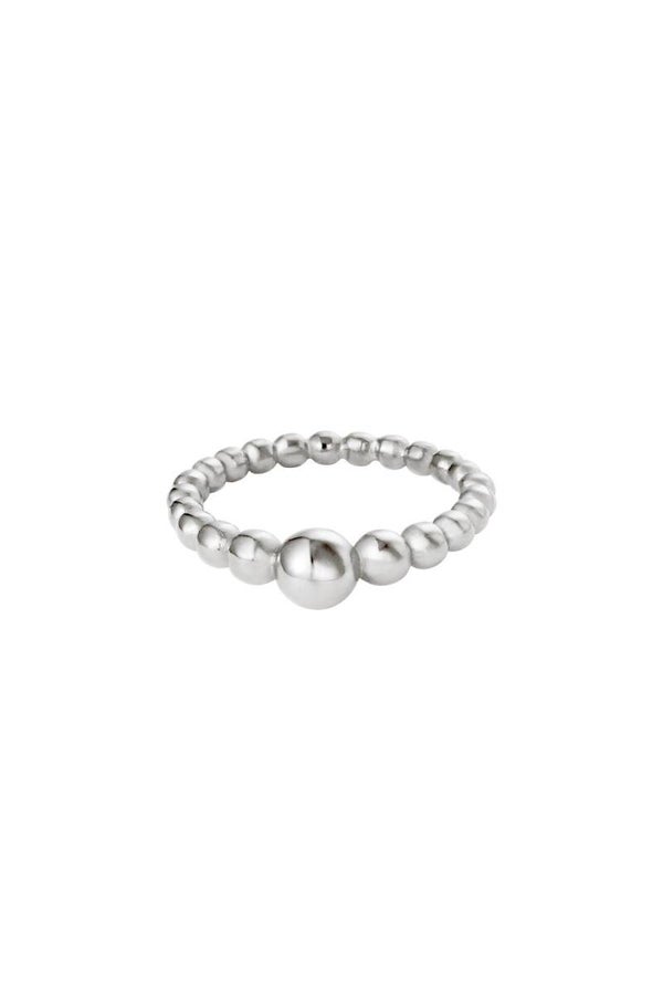 Ring dots ★ zilver
