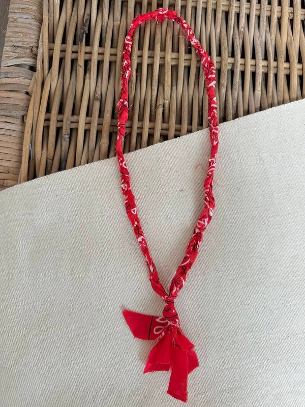 Bandana ketting ★ rood