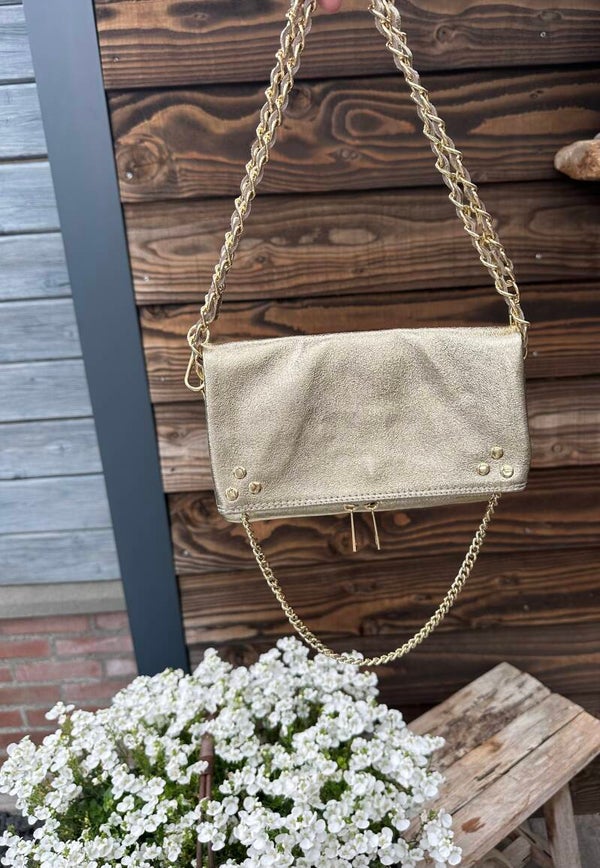 Tas Luna goud (echt leer)