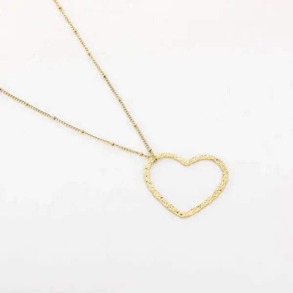 Ketting long love ★ goud