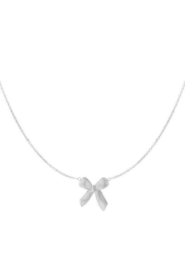 Ketting strikje ★ zilver