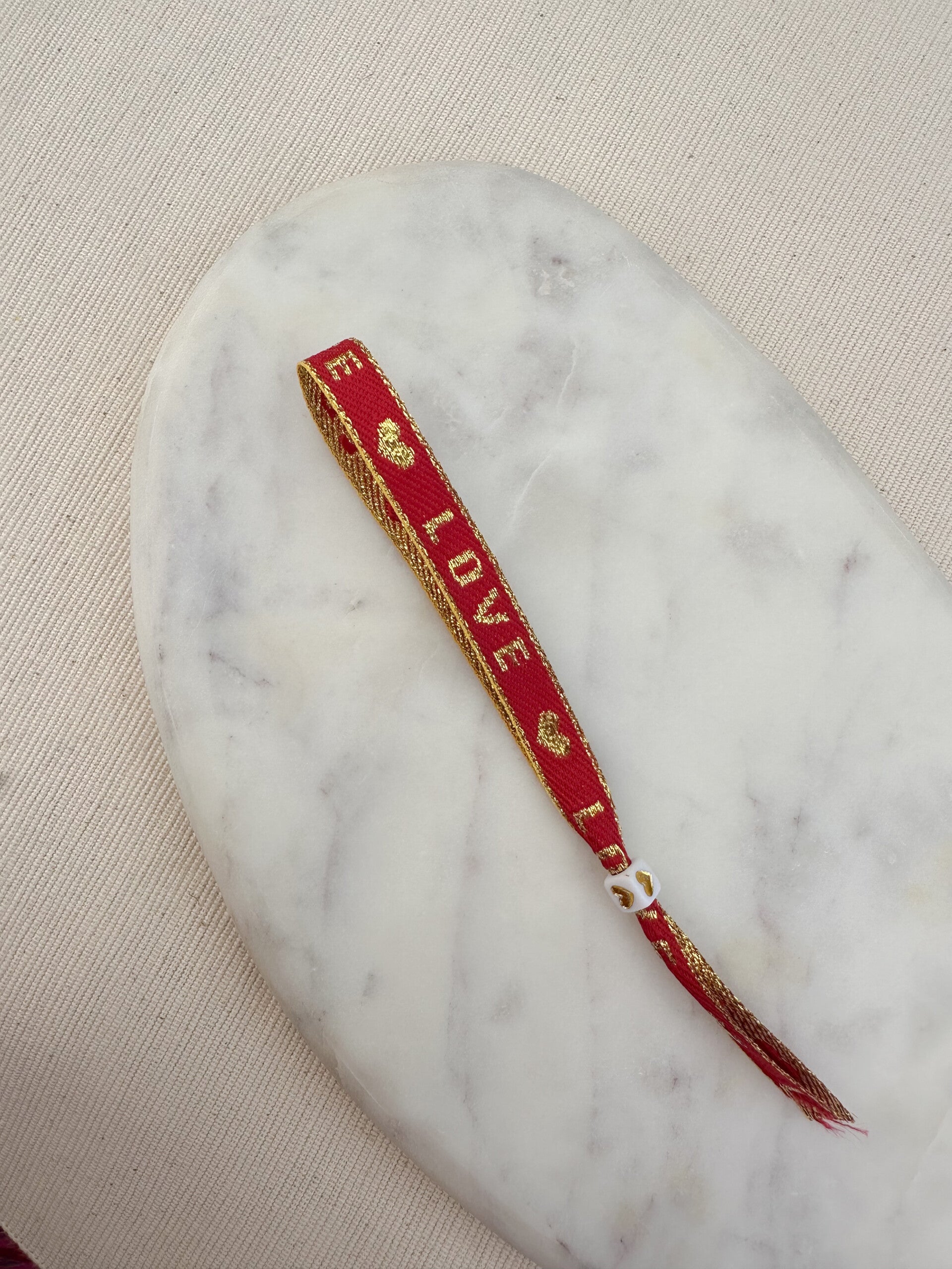 Lintbandjes love glitter