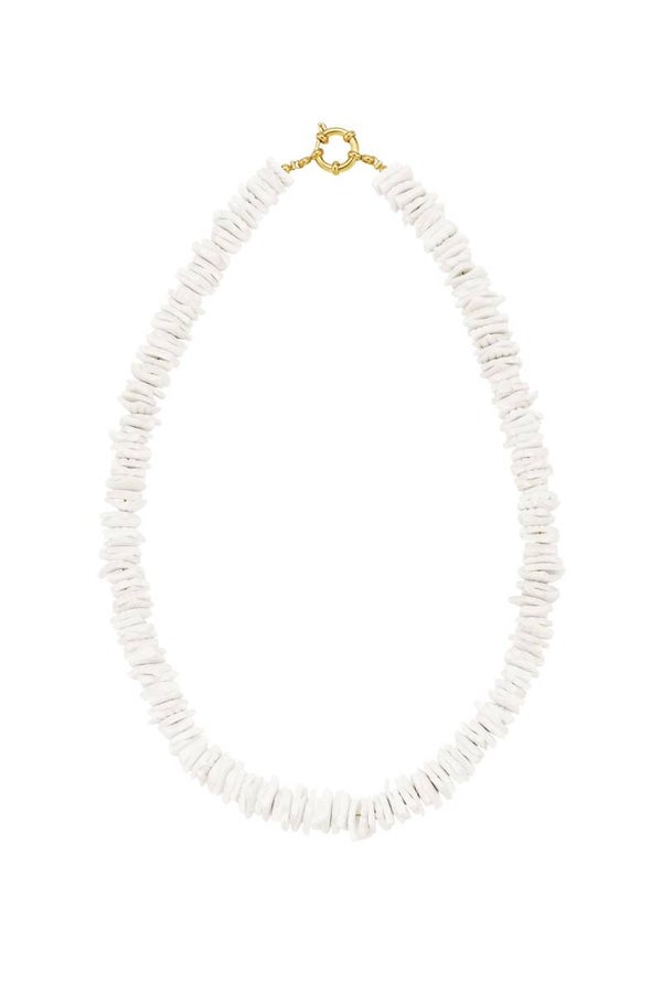 Ketting Bali - goud/wit