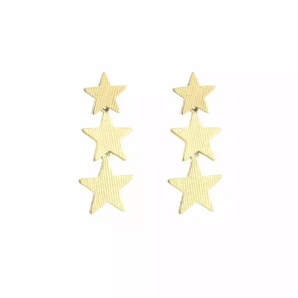 Oorbellen little stars goud