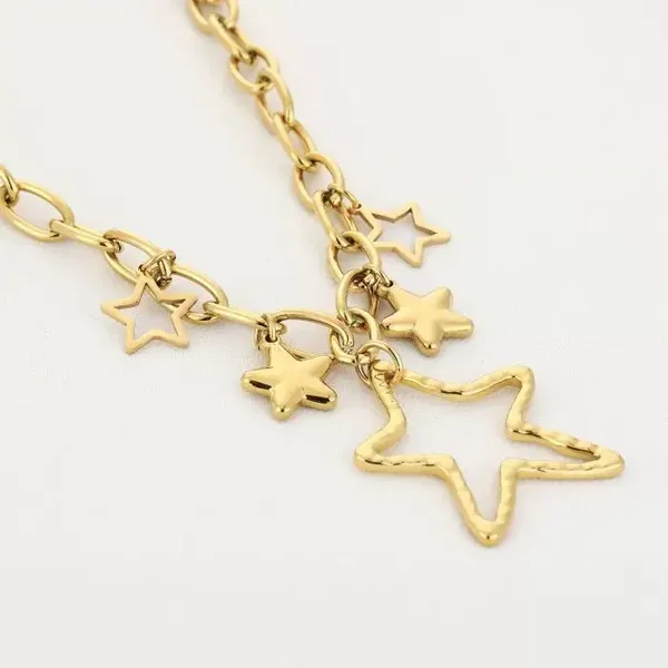 Ketting shiny stars ★ goud