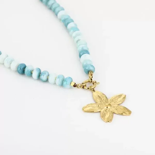 Ketting ocean blossom - goud