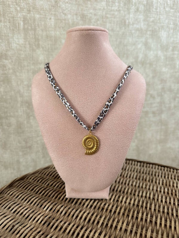 Ketting schelp ★ goud