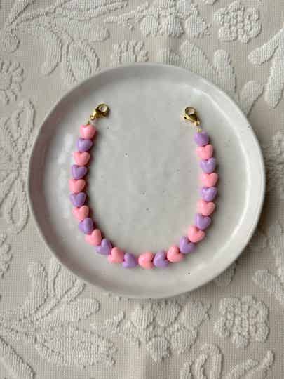 Telefoon koord ★ roze/paars