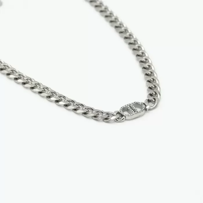Ketting goodlife glitter - zilver