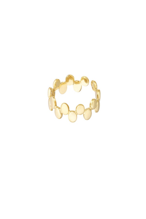 ring dots ★ goud