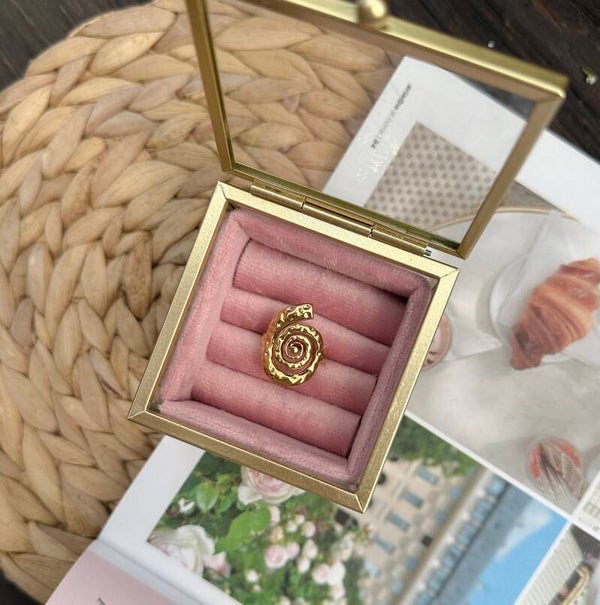 ring swirl - goud
