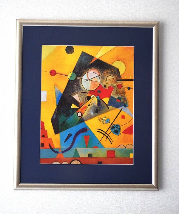 Wassily Kandinsky – "Silent Harmony" (1924) Framed Mid-Century Modern Reproduction | TheyUnique