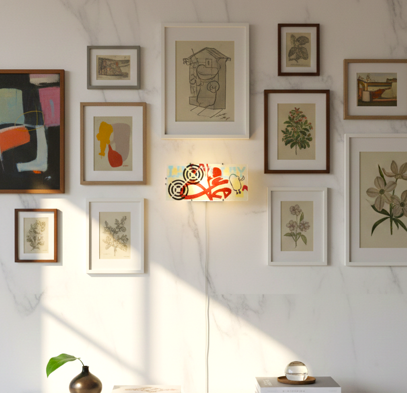 Vintage pendant lamp with distinctive design and aged finish