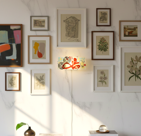 Vintage IKEA Gyllen Art Wall Lamp – 1990s Scandinavian Design | TheyUnique