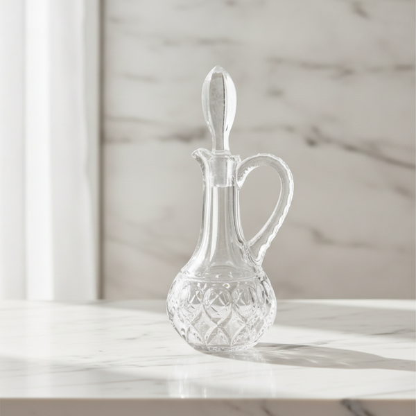 Vintage Nachtmann 24% Lead Crystal Decanter – Cut Glass with Handle