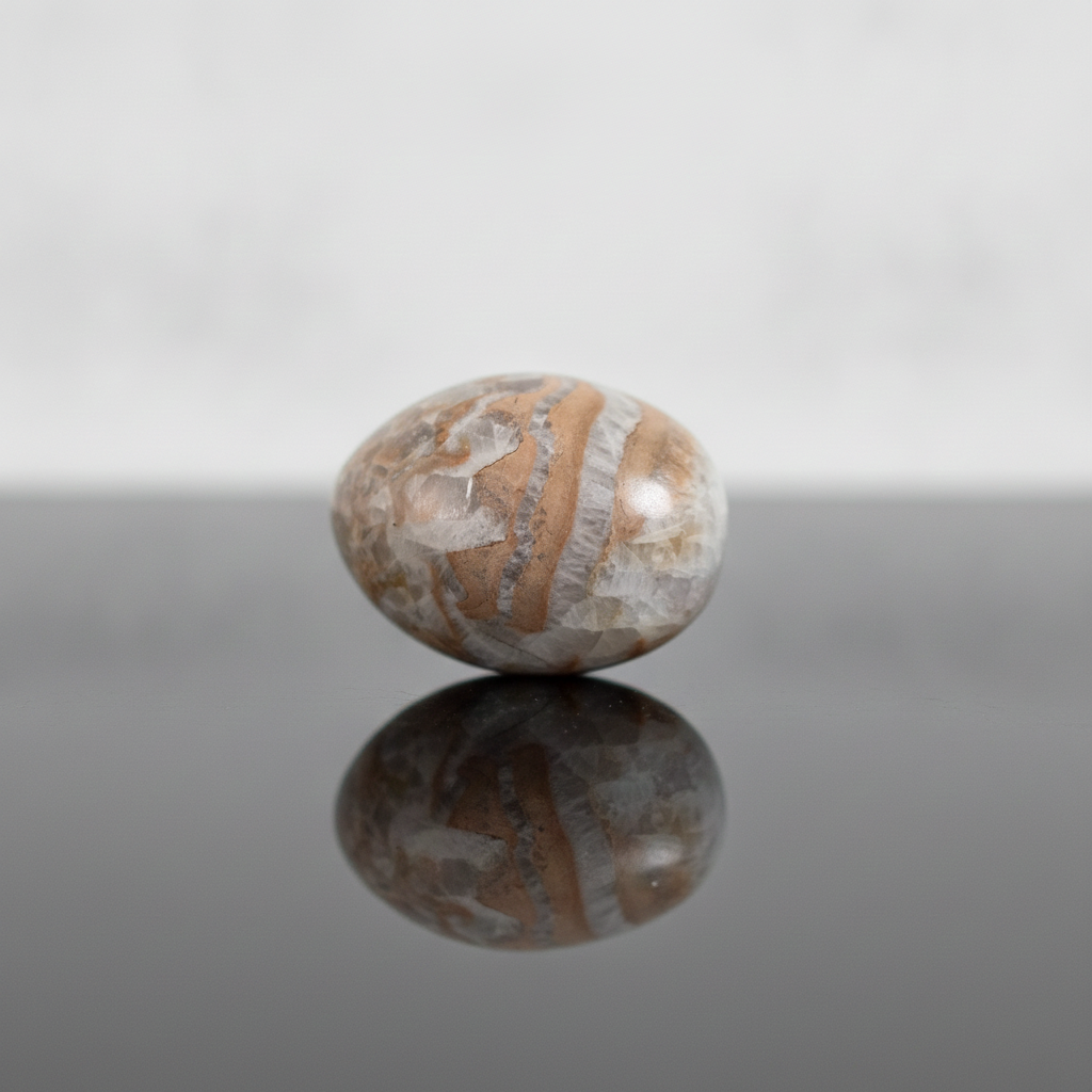 Vintage Small Marble Stone Decorative Egg – Natural Stone Home Décor Ornament