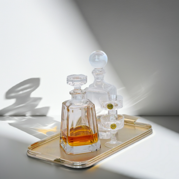 Vintage brass tray "Woodmet" Made in England - Marked