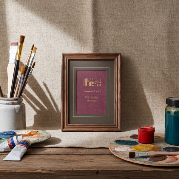 Vintage Wooden Photo Frame – Fits 9 x 13 cm Photo | Elegant & Timeless Design