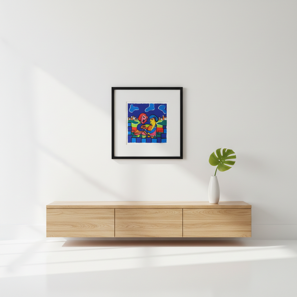 Maartje van Wijngaarden “Happiness (Geluk)” – Signed Framed Artwork No. 1323/3000 | TheyUnique