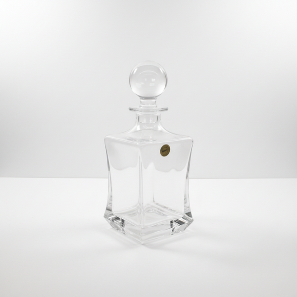 Roma Whiskey Decanter – 24% Lead Crystal | Elegant Cut Glass Carafe