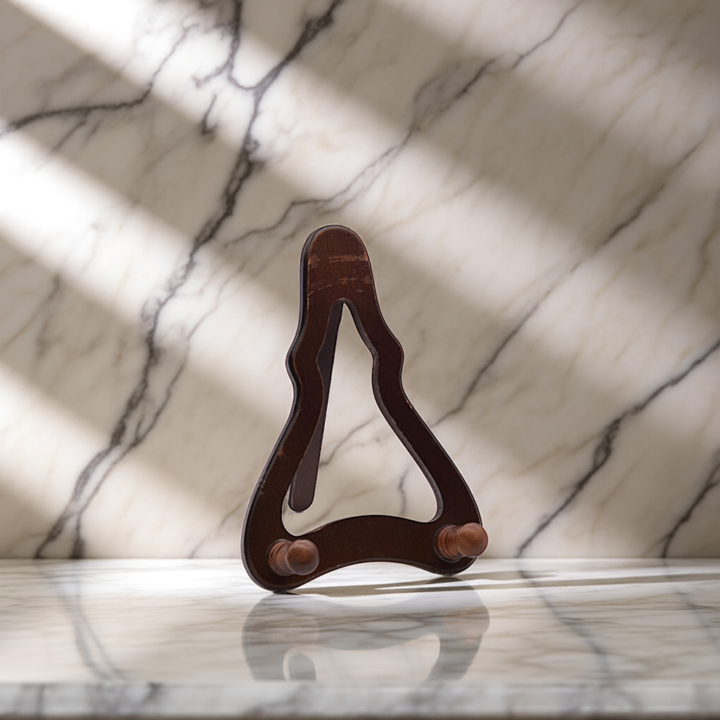 Van Hygan and Smythe Adjustable Wooden Easel – Vintage Artist Studio Display**