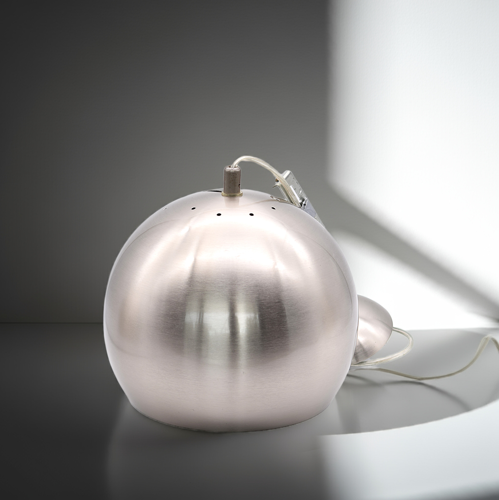 Mid-Century Modern Habufa Pendant Lamp Pescara | Vintage Nickel Satin Lighting – TheyUnique.com