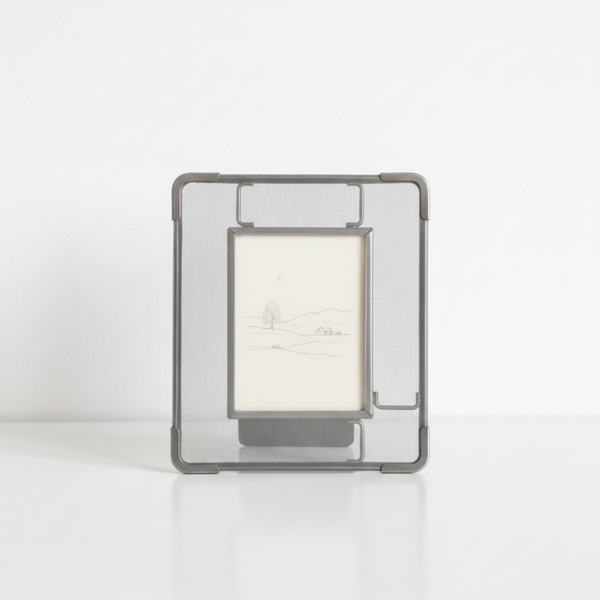 Brutalist Mid-Century Modern Metal Mesh - Very Unique Photo Frame –  Vintage Design | TheyUnique
