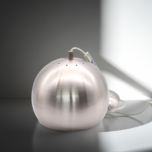 Mid-Century Modern Habufa Pendant Lamp Pescara | Vintage Nickel Satin Lighting – TheyUnique.com