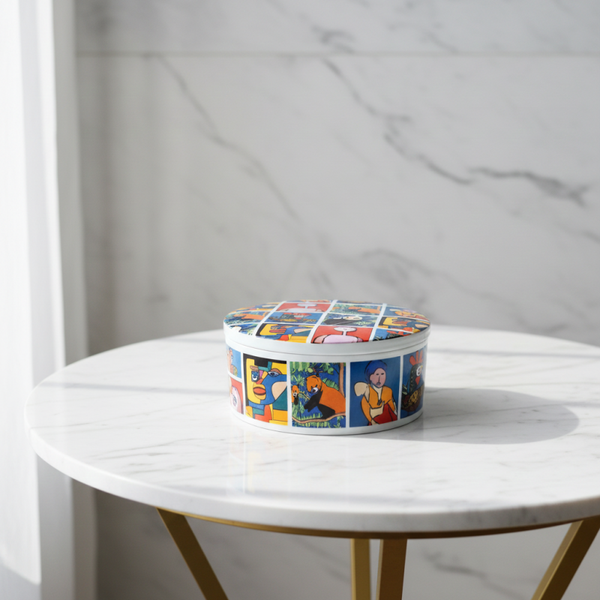 Schoonhoven Ceramics Cookie Box – Ateliers Reinaerde Artwork, 1990s | TheyUnique