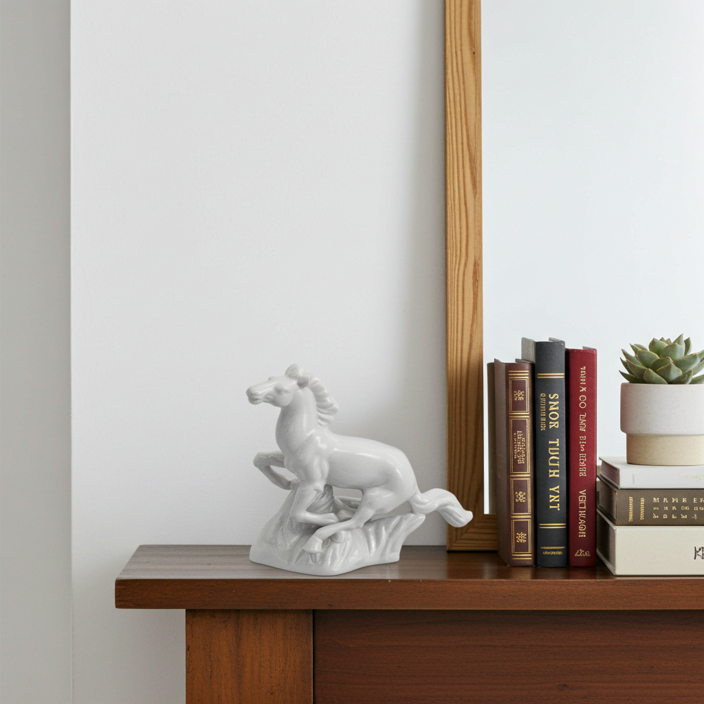 unique secondhand decorative objects vintage vase in contemporary interior Mid-Century vintage decor