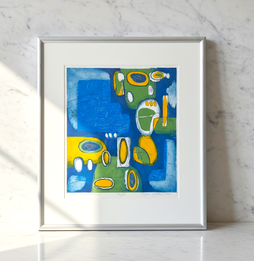 limited edition print with certificate of authenticity vintage framed artwork Netherlands affordable art collection at home