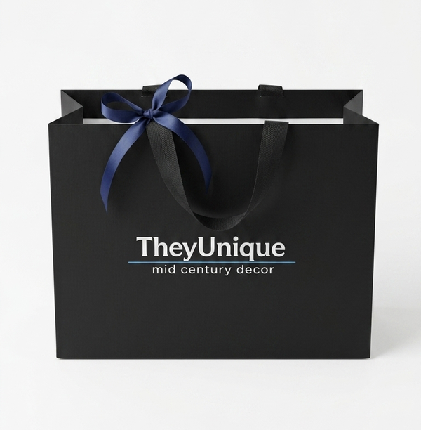 TheyUnique Luxury Gift Bag – Premium Paper Bag with Elegant Ribbon Handles