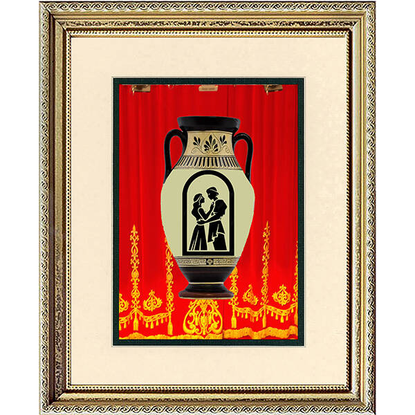 Romeo and Juliet Vase Print II