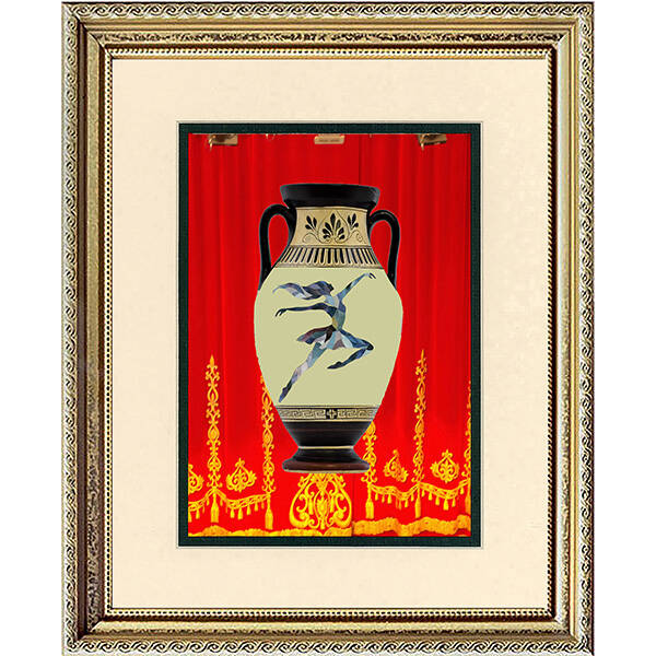 Swan Lake Vase Print I