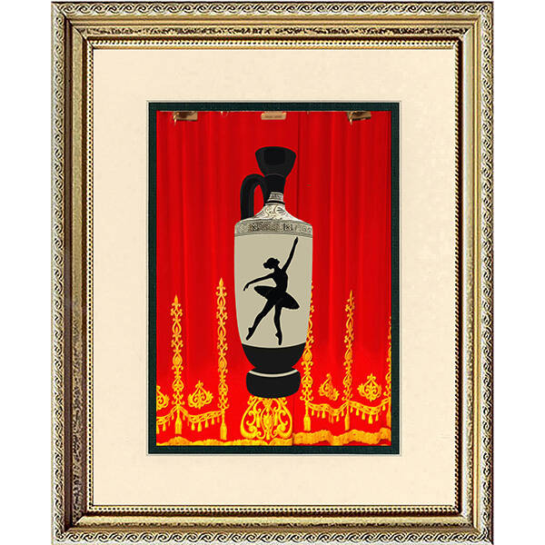 Swan Lake Vase Print IV