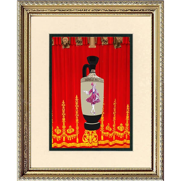 Sleeping Beautyr Vase Print IV