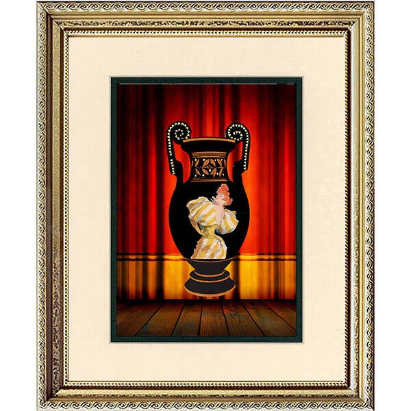 Jules Cheret Vase Print I