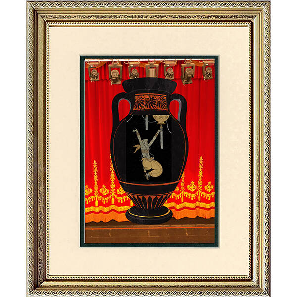 Vaskav Nijinsky Vase Print II