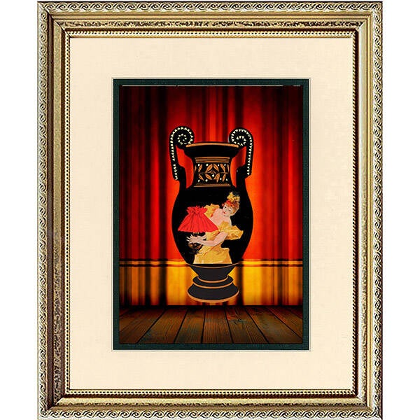 Jules Cheret Vase Print II