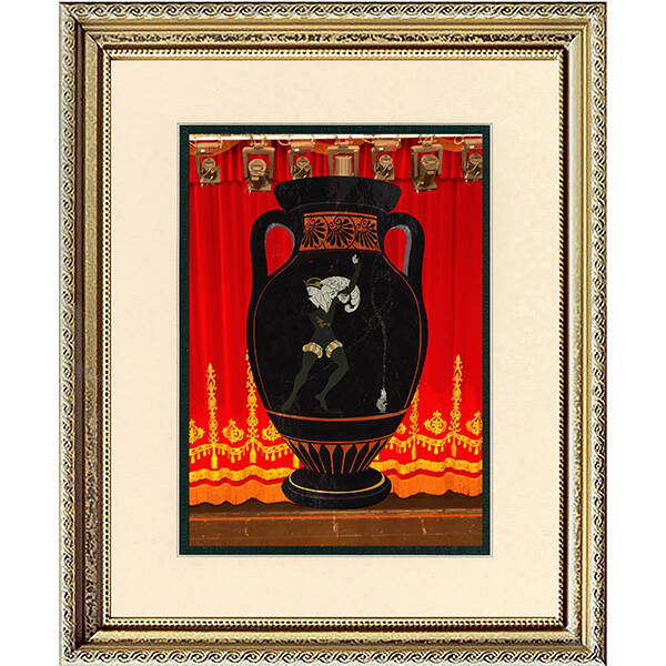 Vaskav Nijinsky Vase Print IV