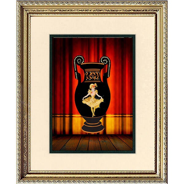 Jules Cheret Vase Print IV