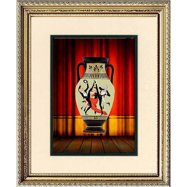 Jules Cheret Vase Print VI