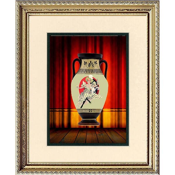 Jules Cheret Vase Print V
