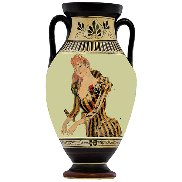 Jules Cheret Vase III