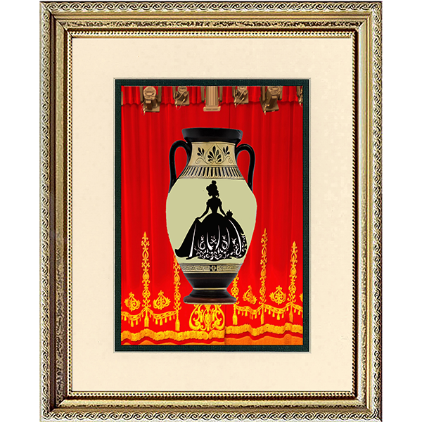 Cinderella Vase Print II