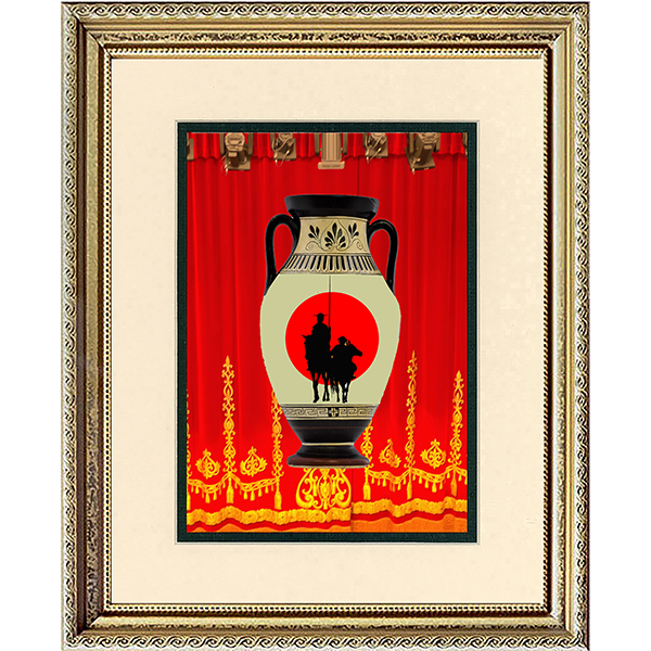 Don Quixote Vase Print I