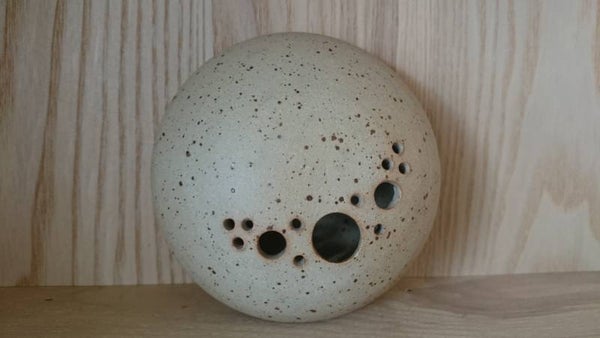 Pebble vaas, droogbloemen vaasje