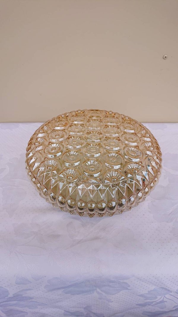 Plafonnière amber met parelmoer glans (NR13)