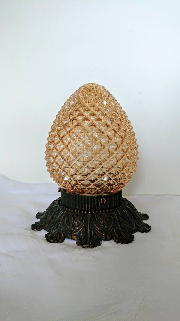 Ananas plafonniere Hollywood Regency stijl